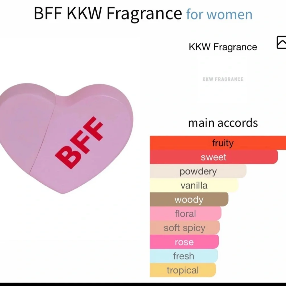 KKW kimoji heart BFF - Picture 4 of 4